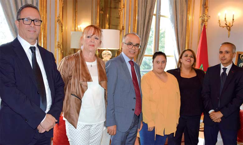 La Marocaine Safaa Nmila, lauréate du Prix spécial du Jury de l'Assiette Gourm'Hand, reçue avec  les honneurs à l'Élysée