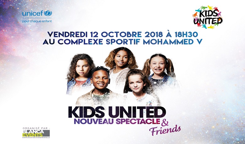 Les Kids United à Casablanca le 12 octobre