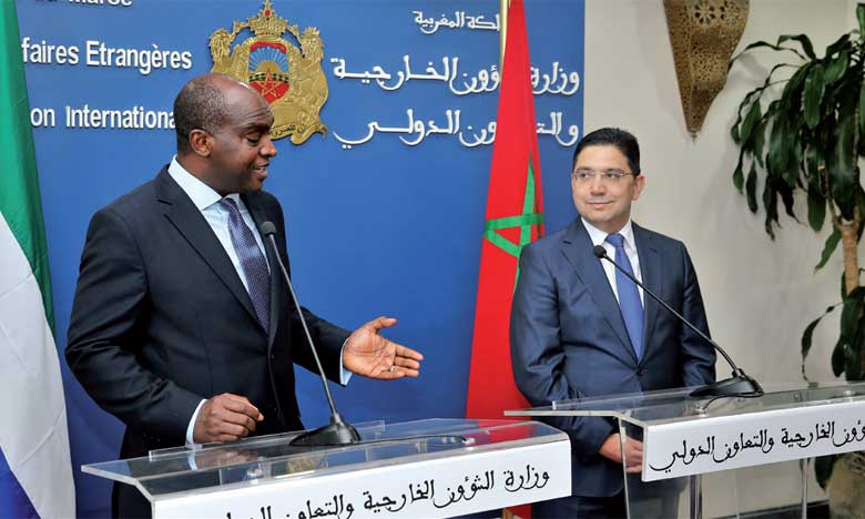 Le ministre sierra-léonais des AE loue  «le sérieux et la crédibilité» de l'initiative marocaine d'autonomie comme base de règlement au différend