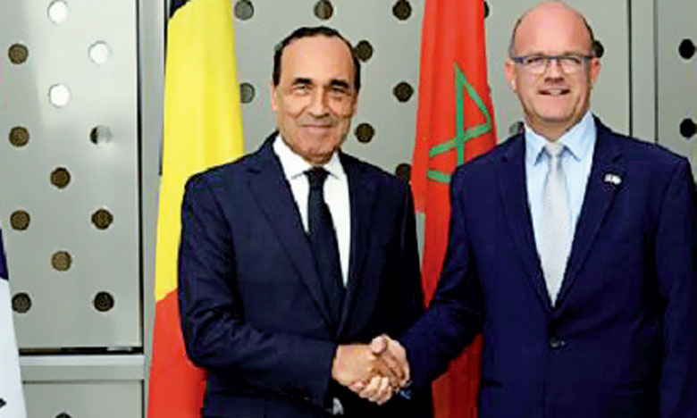 Habib El Malki s’entretient à Bruxelles avec le président du Parlement de la Fédération Wallonie-Bruxelles