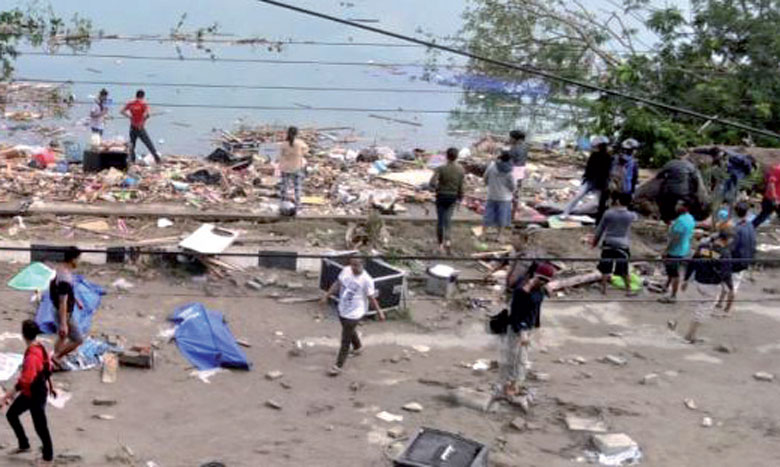 Le Président de la République se rend à Palu après un tsunami dévastateur