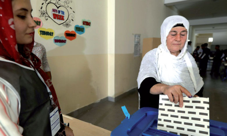 Le Kurdistan d'Irak élit son nouveau Parlement