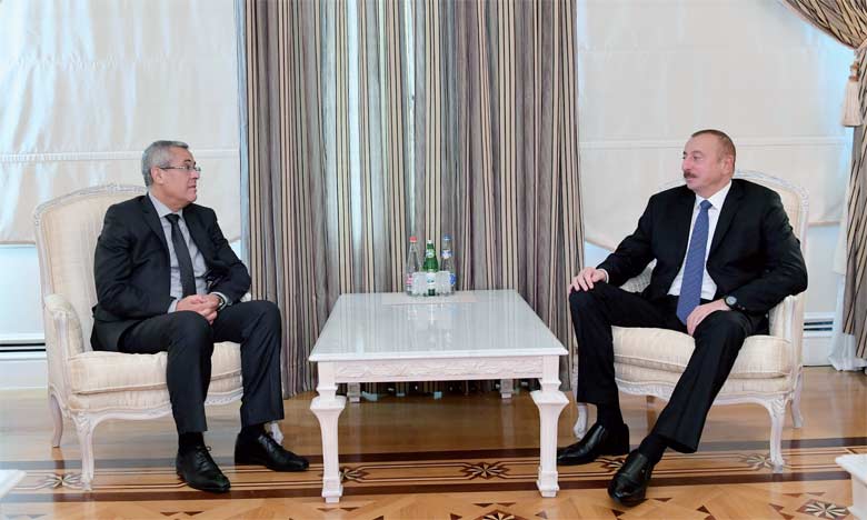 Mohamed Ben Abdelkader reçu par le Président de la République d’Azerbaïdjan, Ilham Aliyev