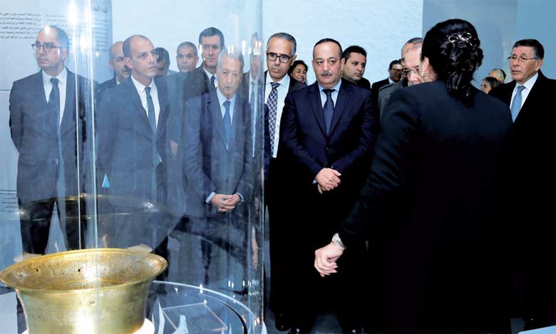 Inauguration à Salé de l'exposition  «Sites éternels, de Bâmiyân à Palmyre, voyage au cœur des sites du patrimoine universel»