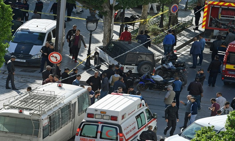 Plusieurs blessés dans l’attaque suicide au centre de ville de Tunis