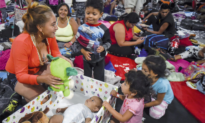 5.500 migrants en route pour les États-Unis sont arrivés à Mexico