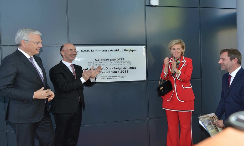 L’École Belge de Rabat inaugurée officiellement