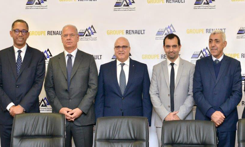 Partenariat entre le Groupe Renault Maroc  et l’École Mohammadia d’ingénieurs