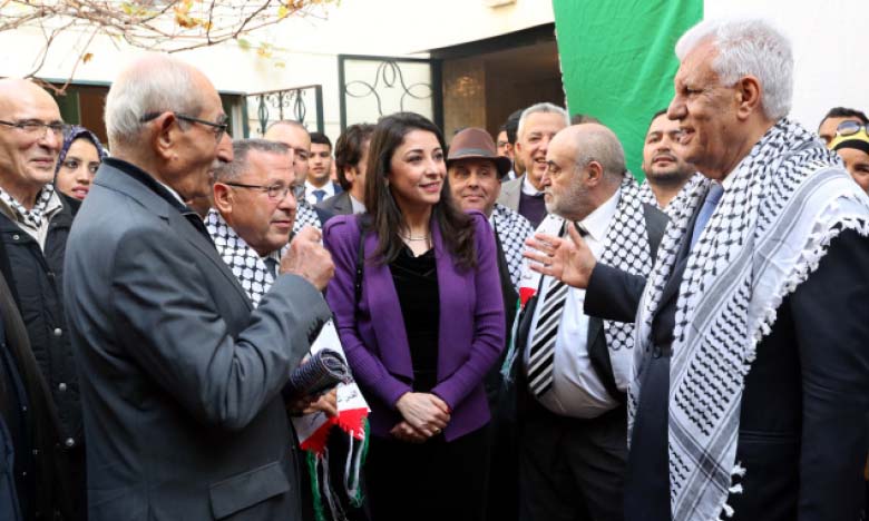 L'ambassade de Palestine célèbre le 54e anniversaire du déclenchement de l'Intifada