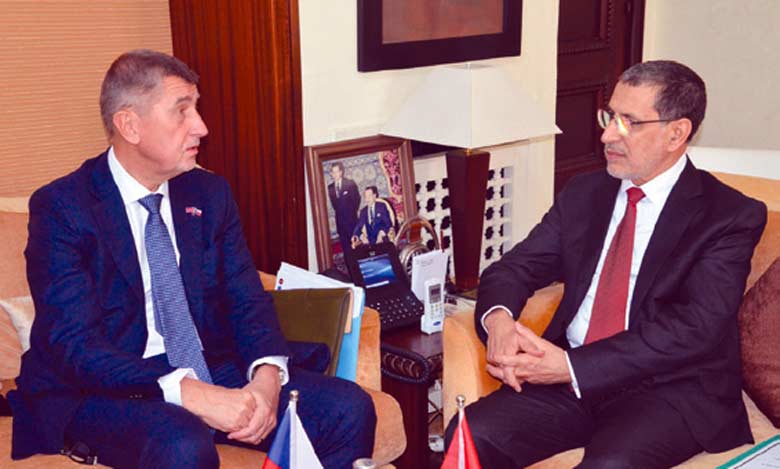 Visite officielle au Maroc du Premier ministre tchèque à la tête d'une importante délégation