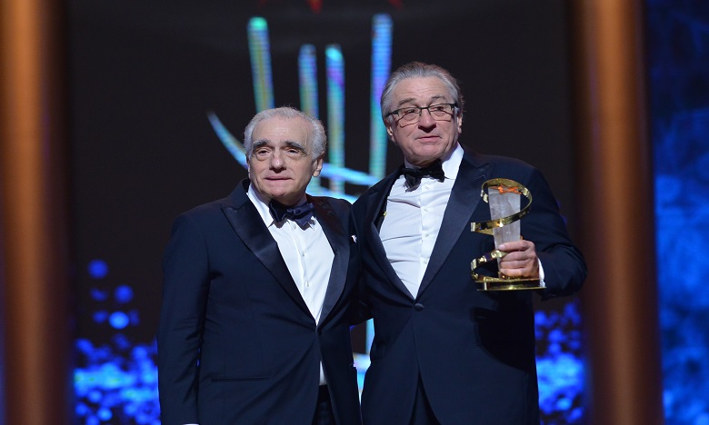 Martin Scorsese honore Robert De Niro au festival de Marrakech