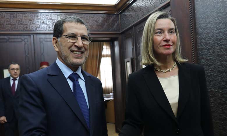 M. El Othmani et Mme Mogherini se félicitent des perspectives prometteuses du partenariat entre Rabat et Bruxelles
