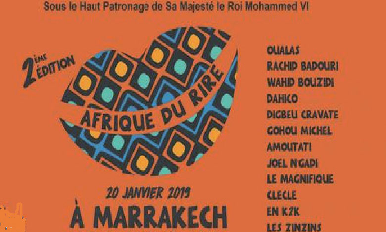 La deuxième édition du Festival Afrique du rire du 18 au 31 janvier