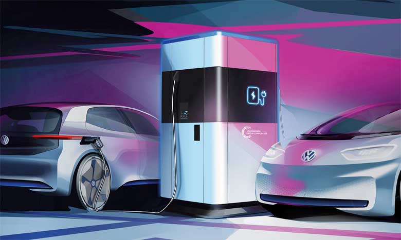 Volkswagen présente sa station de recharge mobile