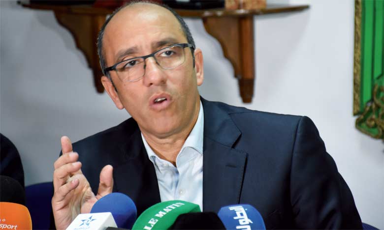 Jaouad Ziyat dit basta à la commission  de programmation et à l’arbitrage