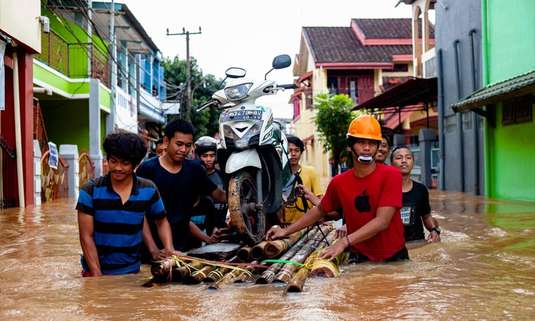  L'Indonésie encore touchée par des inondations  
