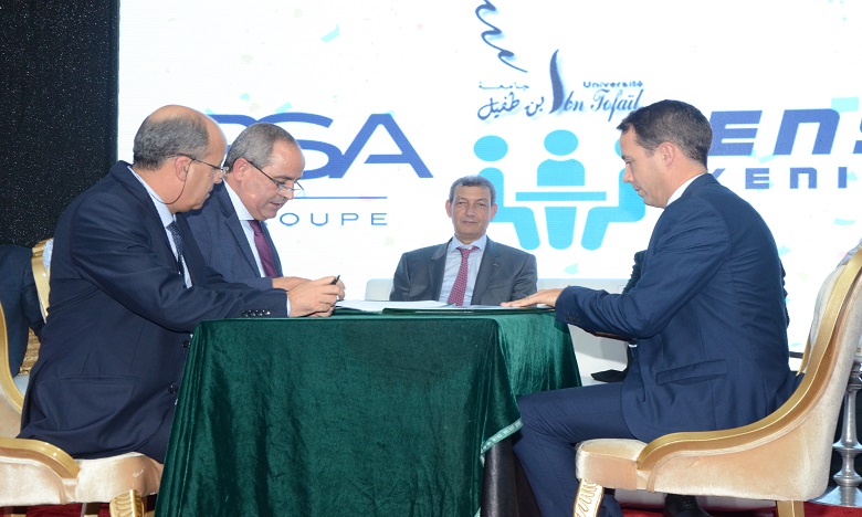Industrie automobile : L’Université Ibn Tofaïl et PSA Maroc convolent en justes noces