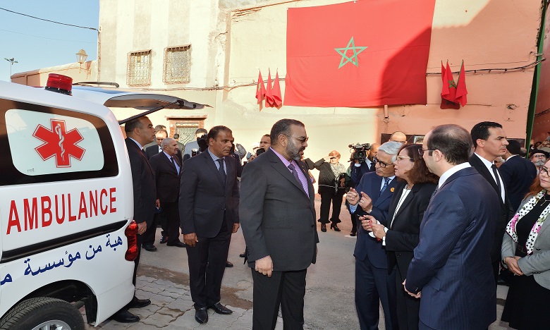 Sa Majesté le Roi inaugure un centre de soins de santé primaires et un autre d’addictologie destinés à renforcer l'offre médicale dans la médina de Marrakech