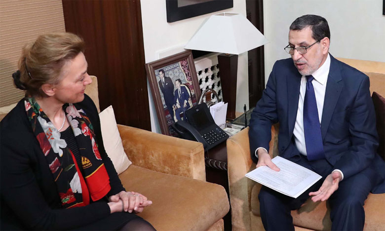 Le Chef du gouvernement s’entretient à Rabat avec  la vice-première ministre croate