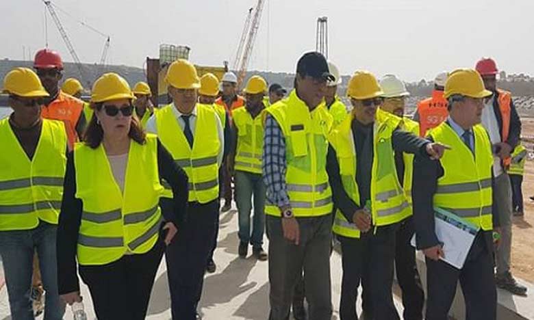 Les travaux de la première phase du projet de construction du nouveau port de Safi quasi achevés