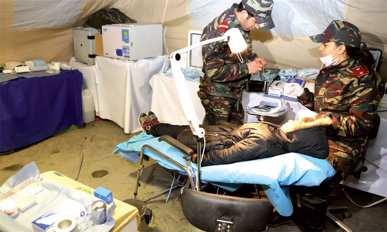 L’Hôpital militaire de campagne à Ouaouizeght totalise 48.000 prestations médicales et 460 opérations chirurgicales