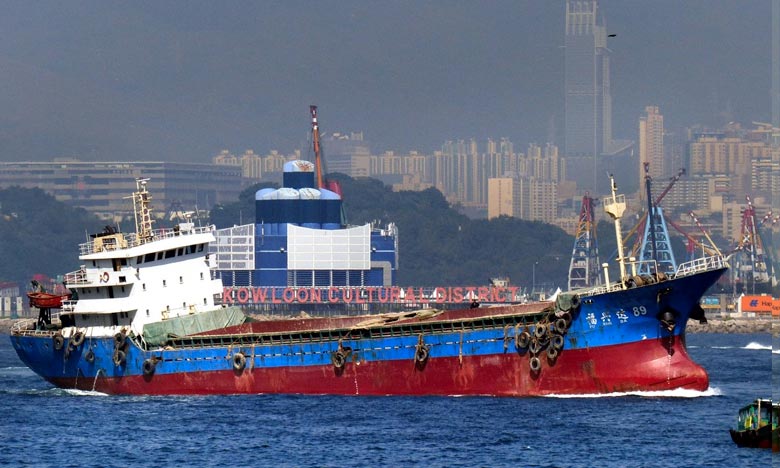  Collision entre un pétrolier et un bateau de pêche à Hong Kong