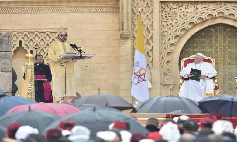 Discours de S.M. le Roi à l'occasion de la visite de Sa Sainteté le Pape François au Maroc