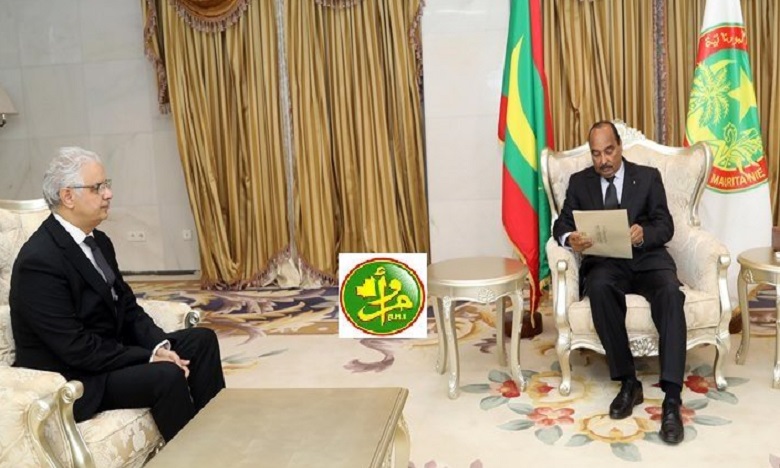 Nizar Baraka remet un message écrit de S.M. le Roi au Président mauritanien