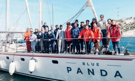 Le «Blue Panda», navire de 25 mètres, fera escale dans six pays du pourtour méditerranée. Ph. WWF