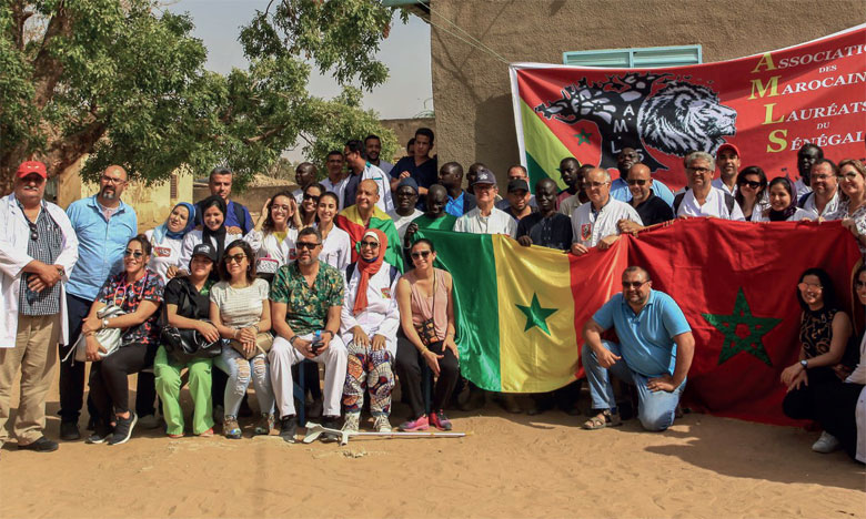 Plus de 3.000 personnes ont bénéficié de la Caravane médicale de l’Association des Marocains lauréats du Sénégal