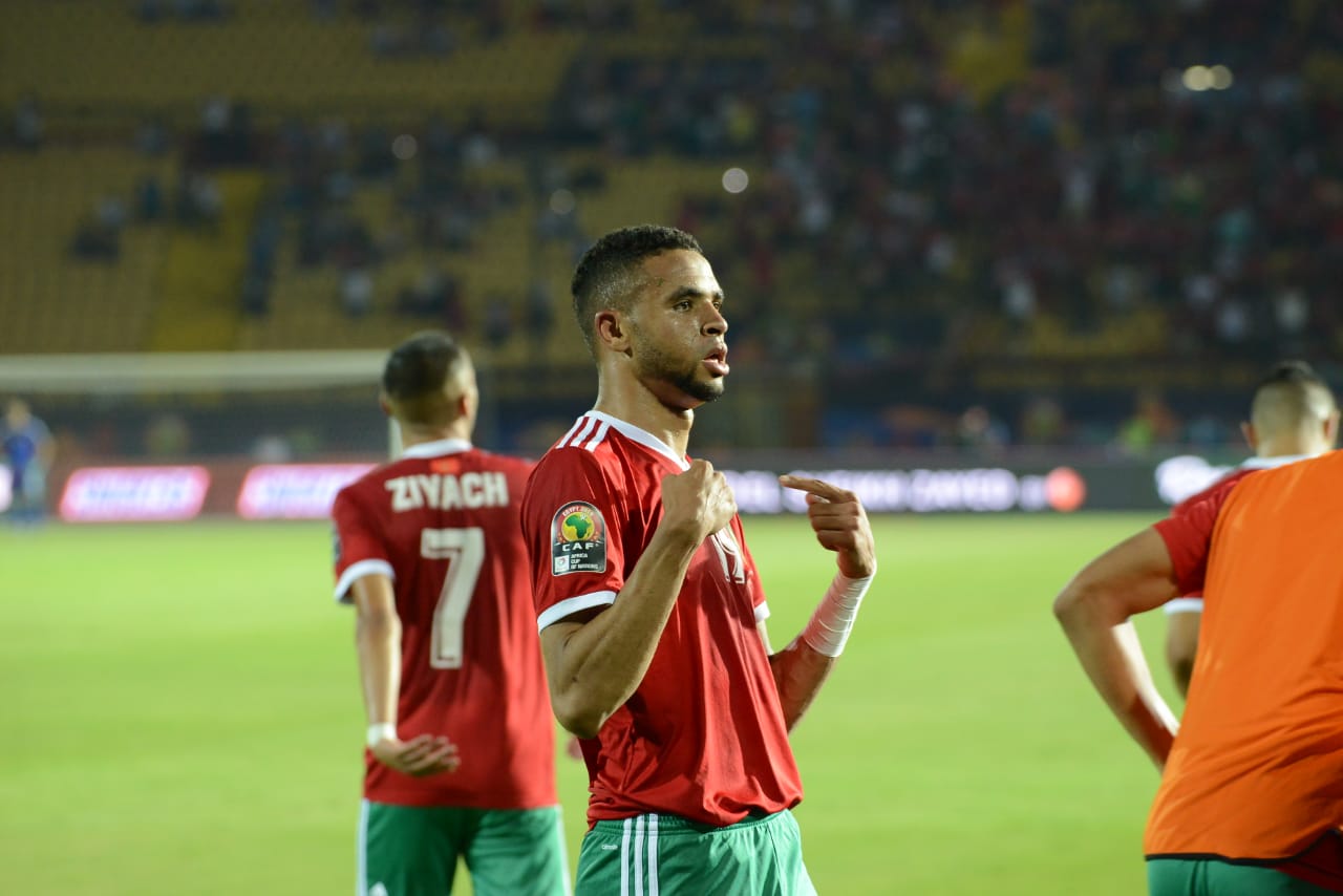 Youssef Ennseyri offre l'avantage aux Lions au terme des 45 premières minutes