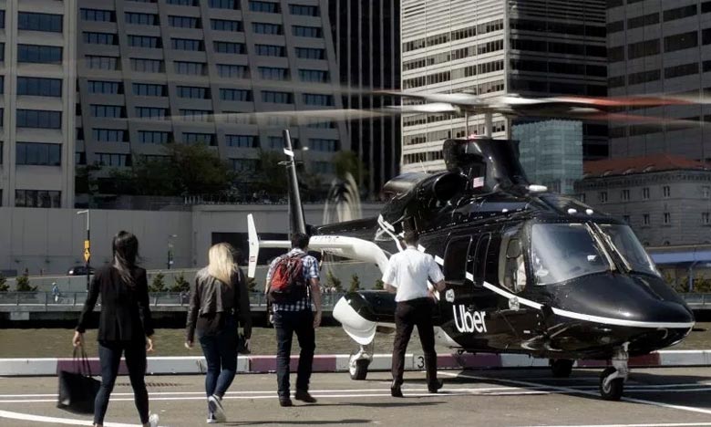Uber propose des courses en hélicoptère à New York 