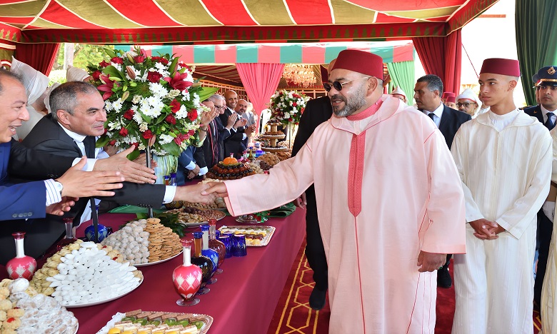 Sa Majesté le Roi Mohammed VI préside à Tanger une réception à l’occasion de la Fête du Trône