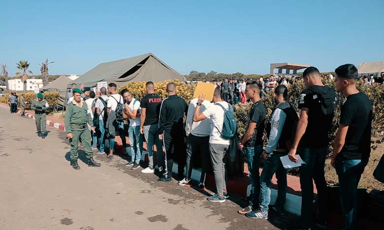 Service militaire : Plus de 900 candidats  accueillis en quatre jours