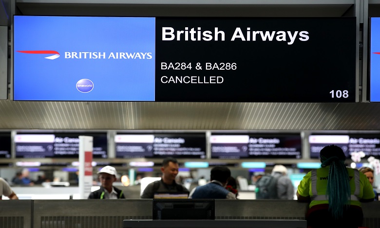 British Airways annule ses vols du 27 septembre