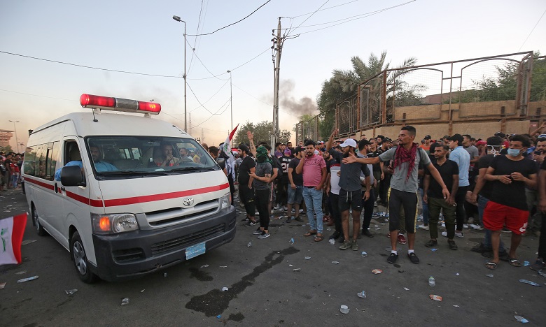 Contestation en Irak: près de 100 morts depuis mardi