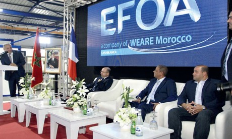 L’unité de production a été inaugurée à Nouaceur par le ministre de l’Industrie, du commerce, de l’économie verte et numérique, Moulay Hafid Elalamy.