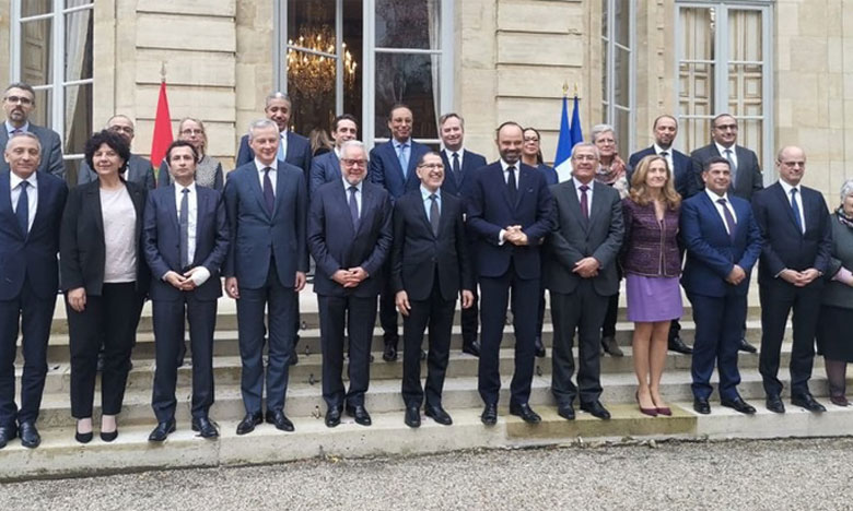Signature à Paris de plusieurs accords  de coopération bilatérale dans le cadre de la 14e Rencontre de Haut Niveau France-Maroc