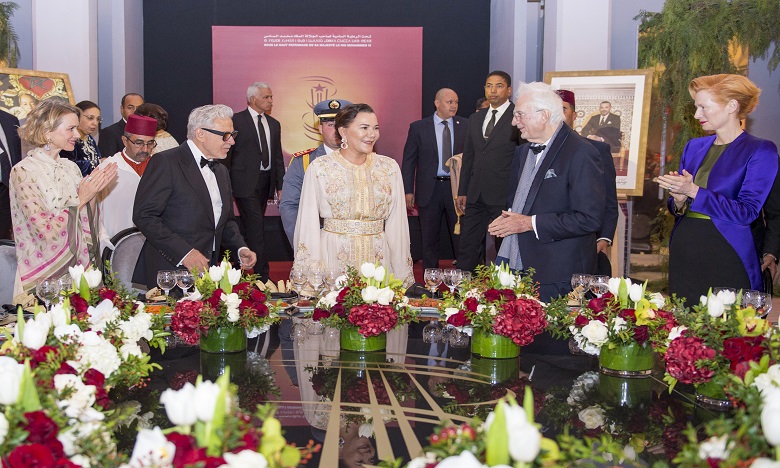 S.A.R. la Princesse Lalla Hasnaa préside un dîner offert par S.M. le Roi à l’occasion de l’ouverture officielle de la 18e édition du FIFM