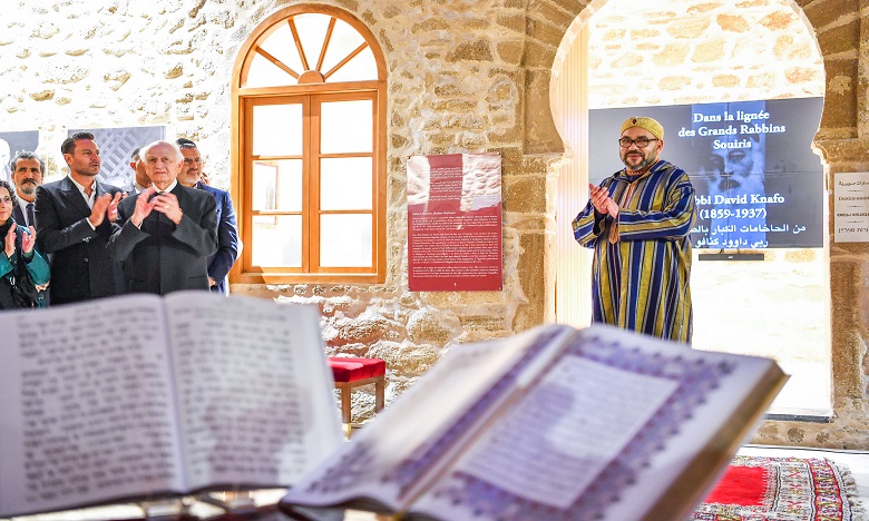 S.M. le Roi, Amir Al-Mouminine, visite «Bayt Dakira», un espace spirituel et patrimonial de préservation et de valorisation  de la mémoire judéo-marocaine