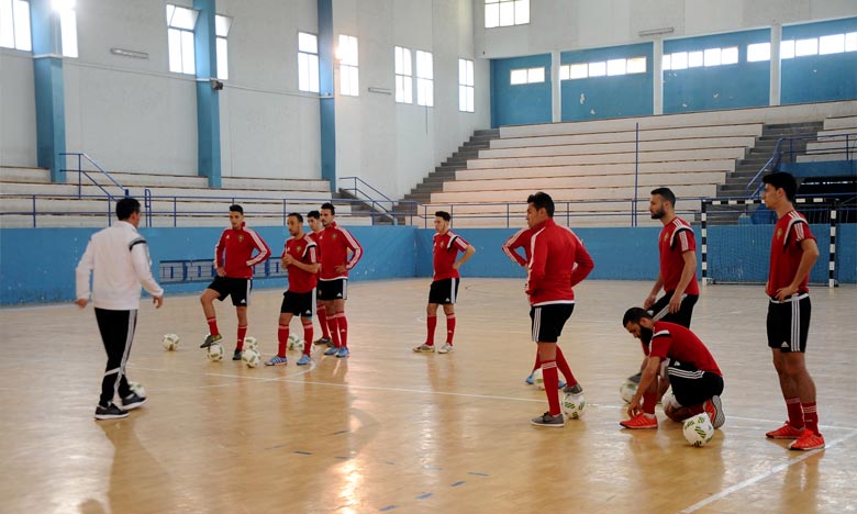 Futsal : La sélection nationale en préparation à Salé
