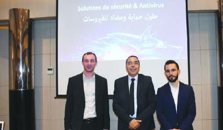 Le management de Disty Technologies et Bitdefender ont présenté le 23 janvier à Casablanca leur partenariat. Ph. Saouri