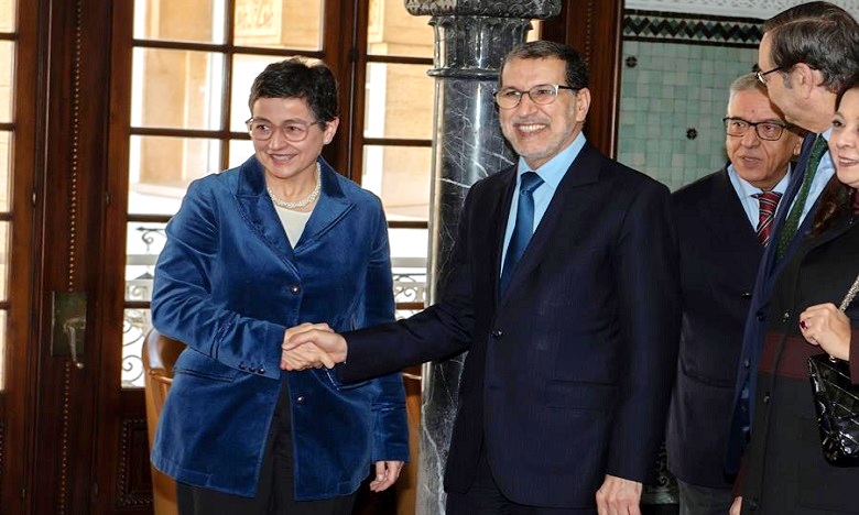 La ministre des Affaires étrangères espagnole au Maroc