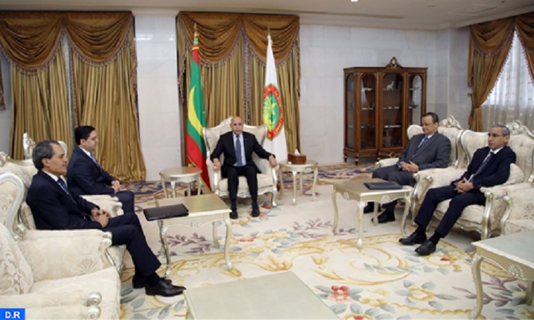 M. Bourita reçu par le président mauritanien