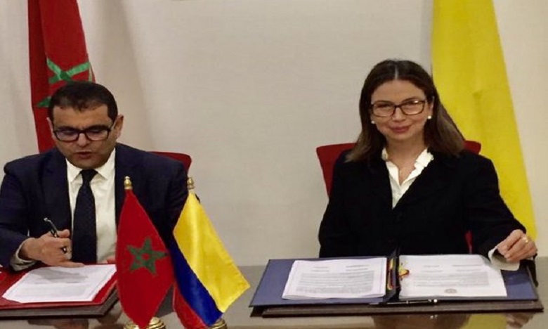 Le Maroc et la Colombie approuvent un programme de coopération bilatérale