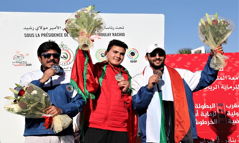 Championnat arabe de tir sportif: Le Marocain Bouain, médaillé d'or au Trap 50