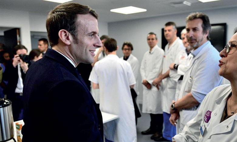 Emmanuel Macron appelle les partenaires européens à une action urgente pour coordonner les mesures sanitaires