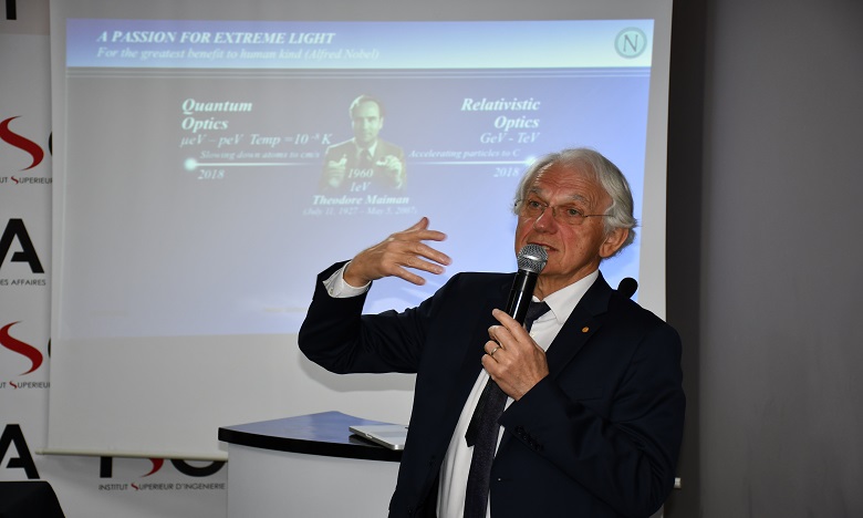 L'ISGA reçoit Gerard Mourou, prix Nobel de la physique