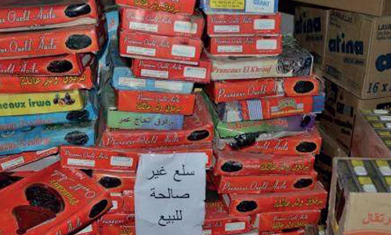 Ramadan : Saisie de plus de 271 kg  de produits alimentaires impropres  à la consommation