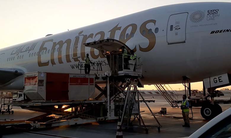 ​Emirates SkyCargo : 750 tonnes de denrées marocaines transportées à Dubaï en 4 mois